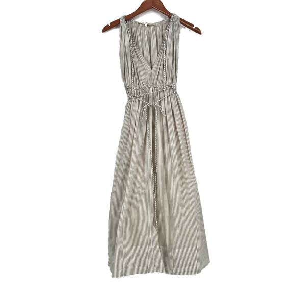 Vintage 3.1 Phillip Lim Striped Sleeveless Grecian Tie-Waist Dress size 10 - Picture 6 of 10